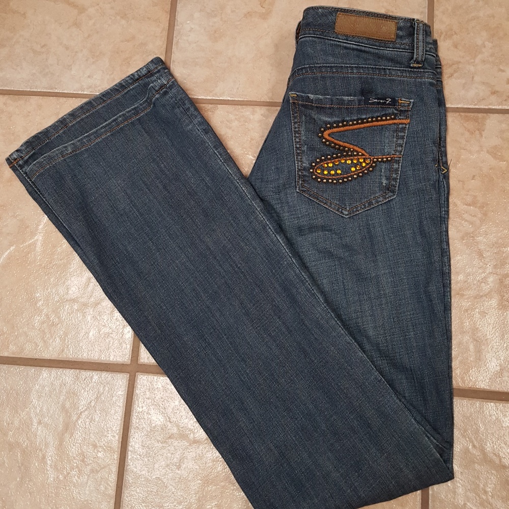 Seven7 Jeans - Medium Wash - Size 29 - Low Rise
